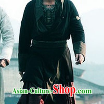 Ancient Chinese Swordman Black Suit for Men