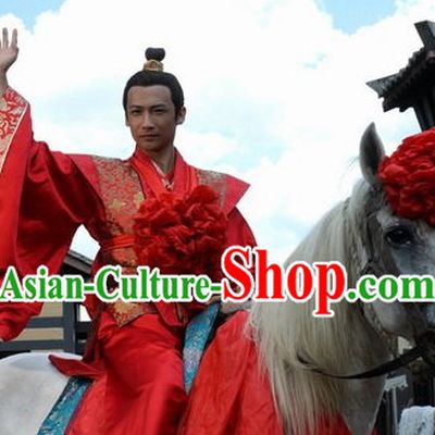 Ancient Chinese Bridegroom Dresses for Men