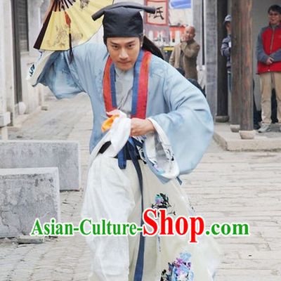Ancient Chinese Student Outfit for Boys