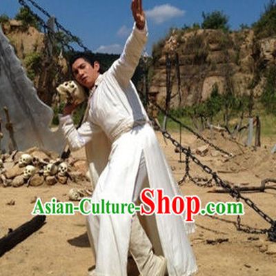 Traditional Kung Fu Master Dresses Complete Set for Men