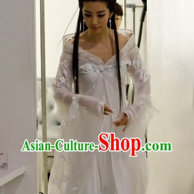 Ancient Chinese Fairy Sexy Costumes and Wig