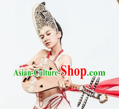 Chinese Feitian Flying Angel Classical Dance Costume and Accessories Complete Set