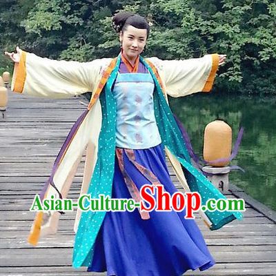 Huang Rong Clothing and Hair Accessories Complete Set