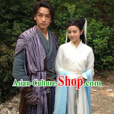 Yang Guo and Xiao Long Nv Asian Clothing 2 Sets
