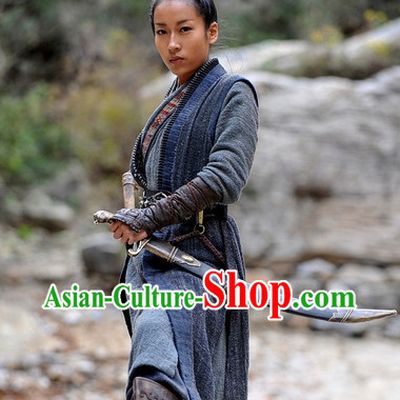 Chinese Classic Swordsman Adult Costumes Complete Set