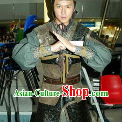 Chinese Classic Oriental Clothes Knight Errant Costumes Complete Set