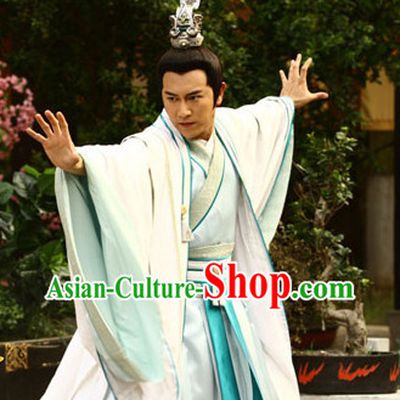 Chinese Infanta Dramaturgic Gowns and Coronet for Men