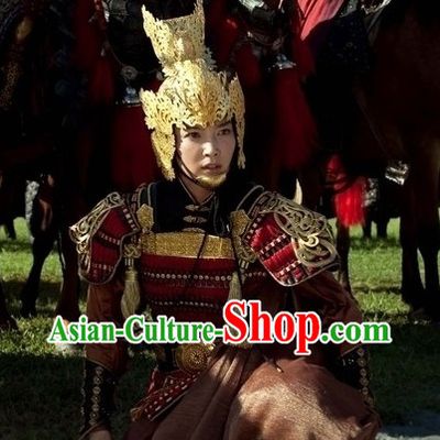 China Female General Gold Hat Helmet