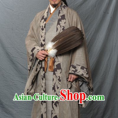 Chinese Traditional Prime Minister Dress and Hat for Men