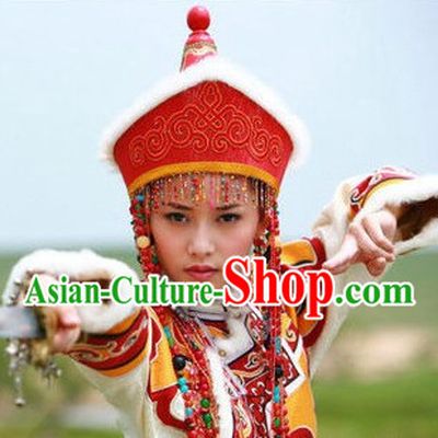 Chinese Mongolian Princess Hat