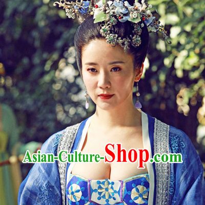 Chinese Palace Empress Wig and Hair Accessory Set