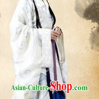 Traditional China Princess White Hanfu Garment for Women