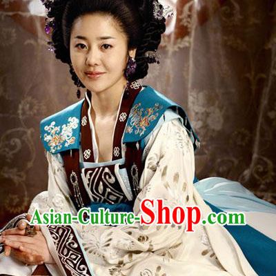 Traditional Korean Princess Clothing Costumes  and Hair Accessories Complete Set