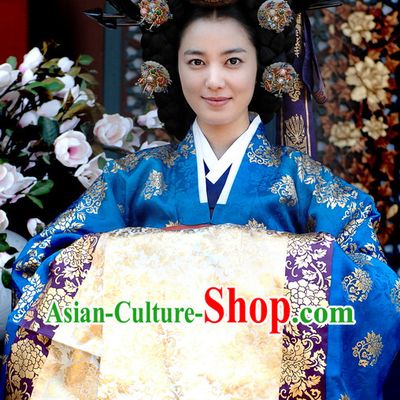 Korean National Princess Clothing Wig and Hair Jewelry Complete Set