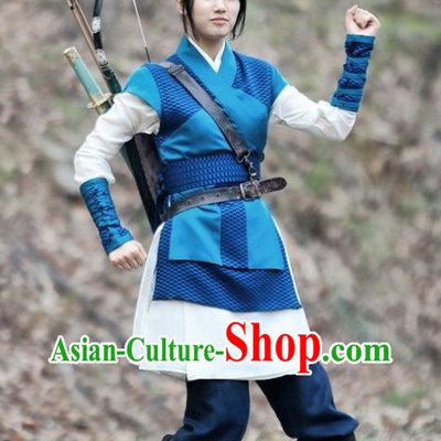 Ancient South Korean Swordswoman Costumes