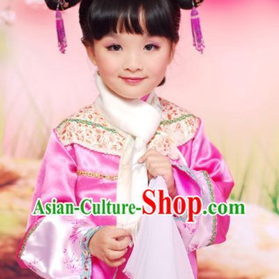 Chinese Qing Princess Costumes for Kids