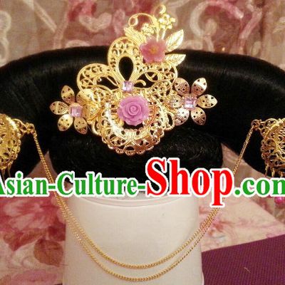 Chinese Traditional Manchu Princess Hair Jewelry for Children
