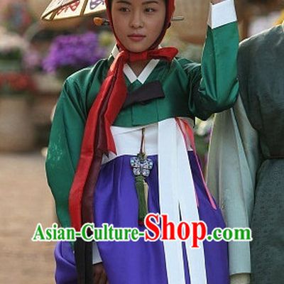 Traditional Korean Female Hanbok Costumes