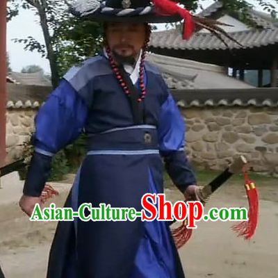 Traditional Korean Bodyguard Film Costumes for Men