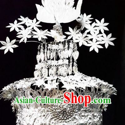Traditional Silver Miao Hat