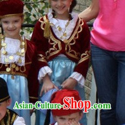Traditional Greek Costumes Complete Set for Girls