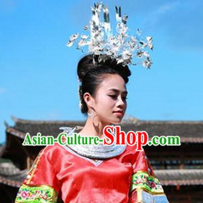 Traditional China Silver Headgear