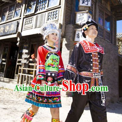 Chinese Miao Clothes for Men and Women