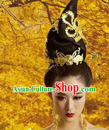 Chinese Tang Dynasty Empress China Costumes and Headgear Complete Set Chinese Tang Dynasty Empress China Costumes and Headgear Complete Set
