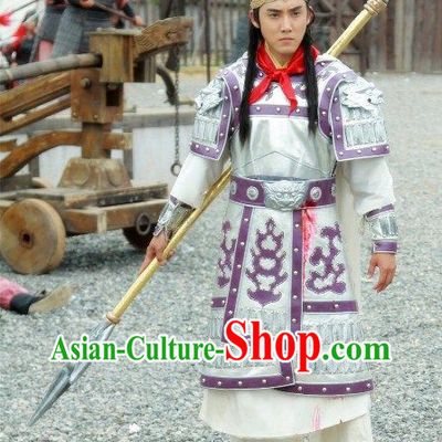 Chinese Tang Dynasty Superhero Armor Costumes for Men