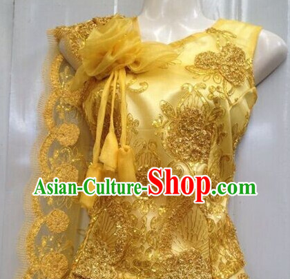 Traditional Thailand National Costume for Women Traditional Thailand National Costume for Women