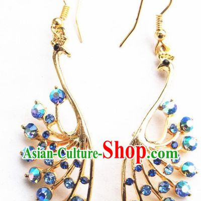 Traditional Thailand Peacock Earring for Women