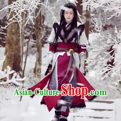 Chinese Traditional Superhero Costumes Complete Set for Men