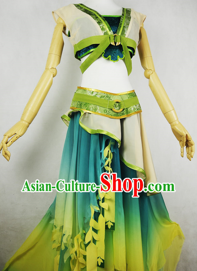 Asian Fashion Forest Princess Cosplay Costumes Full Set Asian Fashion Forest Princess Cosplay Costumes Full Set