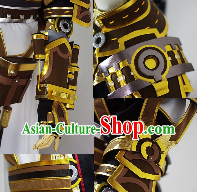 Asian Emperor Carnival Cosplay Costumes and Accessories Complete Set for Men
