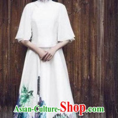 China Minguo Time Lady Mandarin Dresses Complete Set for Women