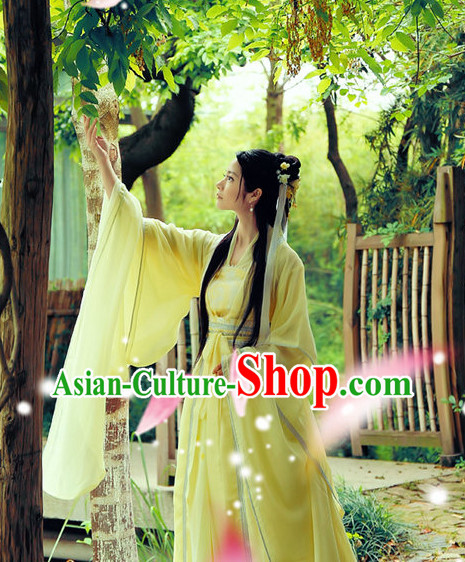 Asian Peri Yellow Costumes Complete Set Asian Peri Yellow Costumes Complete Set