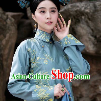 Qing Dynasty Royal Family Lady Clothing Complete Set for Women