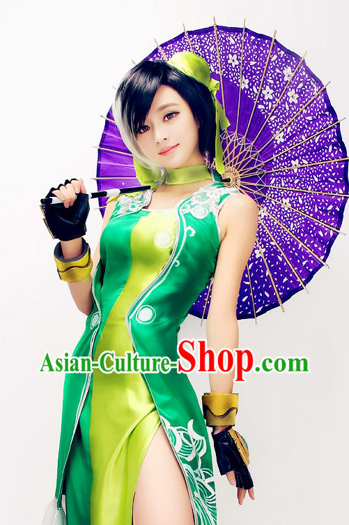 Green Sexy Numen Carnival Costumes
