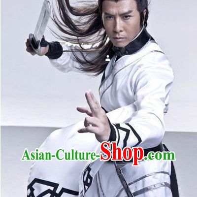 Asian Freedom Fighter White Costumes for Men