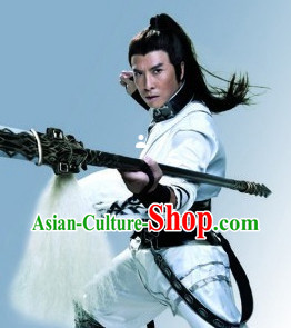 Asian Freedom Fighter White Costumes for Men Asian Freedom Fighter White Costumes for Men