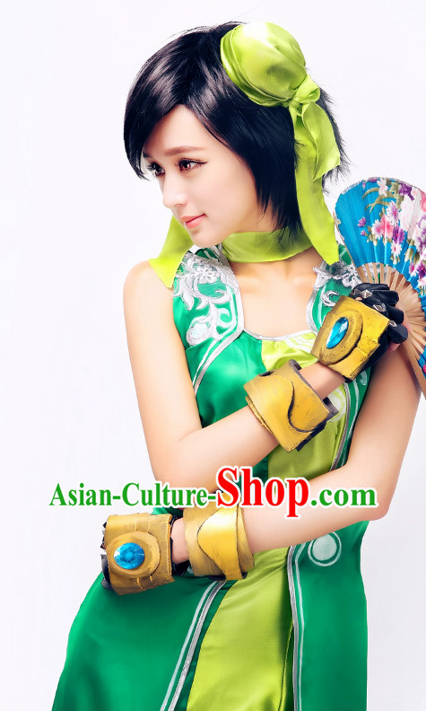 Green Sexy Numen Carnival Costumes