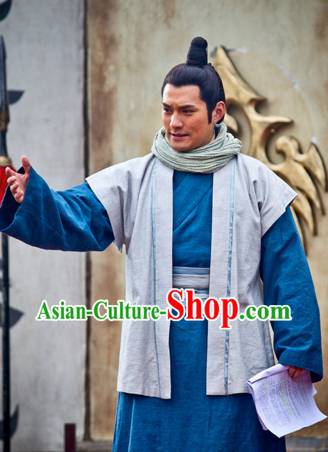Asian Civilian Hanfu Dress for Men Asian Civilian Hanfu Dress for Men