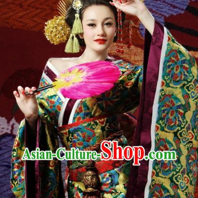 Japanese Geisha Costume and Hair Accessories