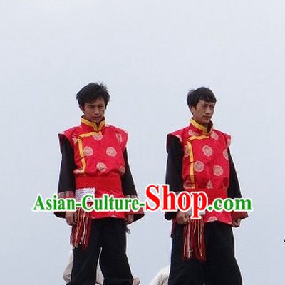 Tibetan Men's Clothing Long Robe Dresses