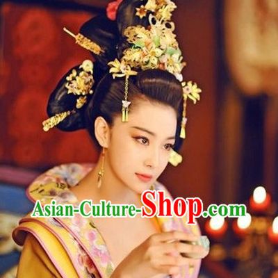 Ancient Chinese Tang Dynasty Empress Hair Accessory Full Set