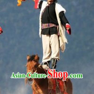 Chinese Minority Group Costume   Accessories of Tibet