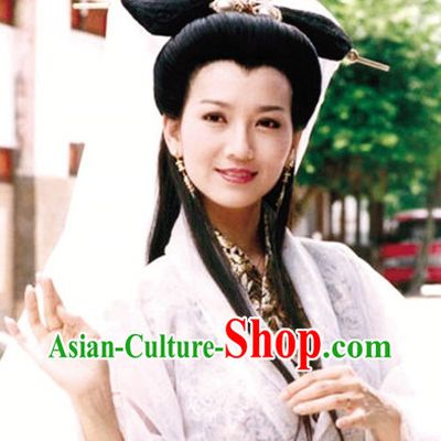 Chinese Ancient Fairy Headwear and Hair Wigs