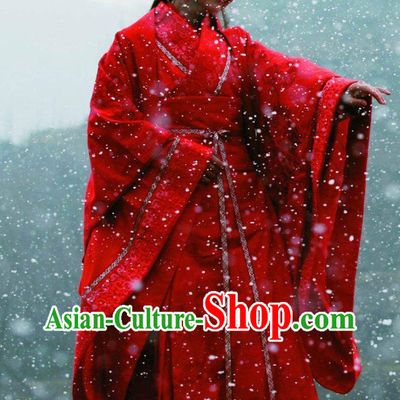 Chinese Red Brides TV Play Costumes