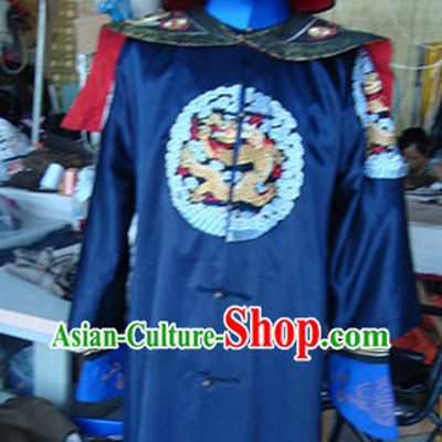 Chinese Government Official TV Play Costumes and Hat
