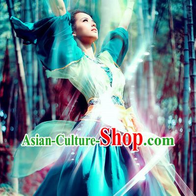 Chinese Fairy Wide Sleeves Dance Costume